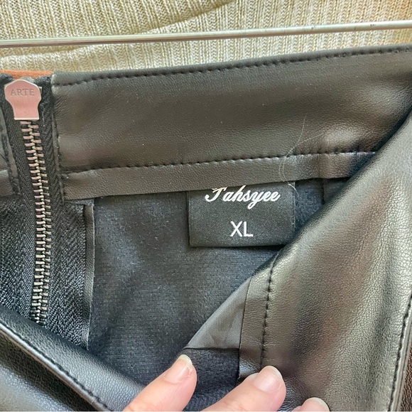 Faux Leather Skirt - Picture 2 of 5